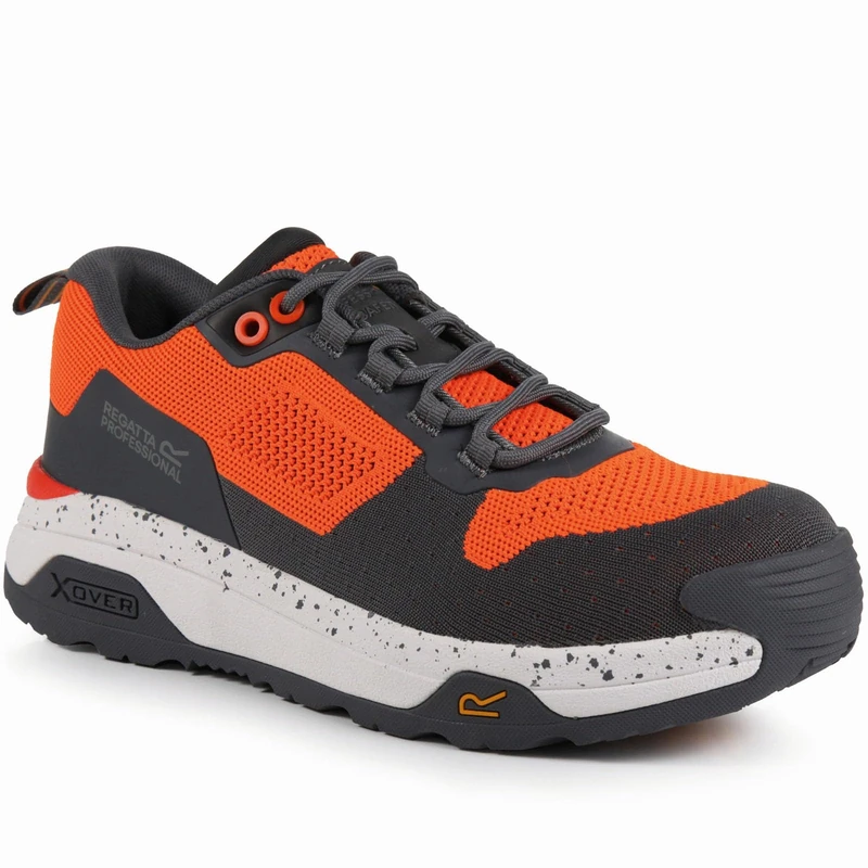 Regatta Adults Crossfort Metal Free Safety Trainers with Deep Cushioned Soles - Perfect for Workwear and Casual wear