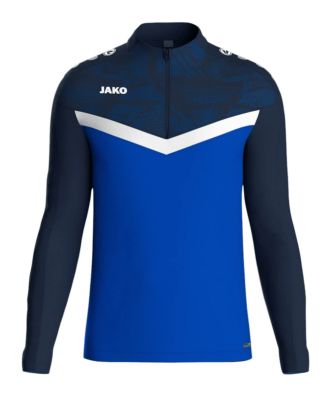 JAKO Ziptop Iconic, Unisex Kinder Ziptop, royal/marine,