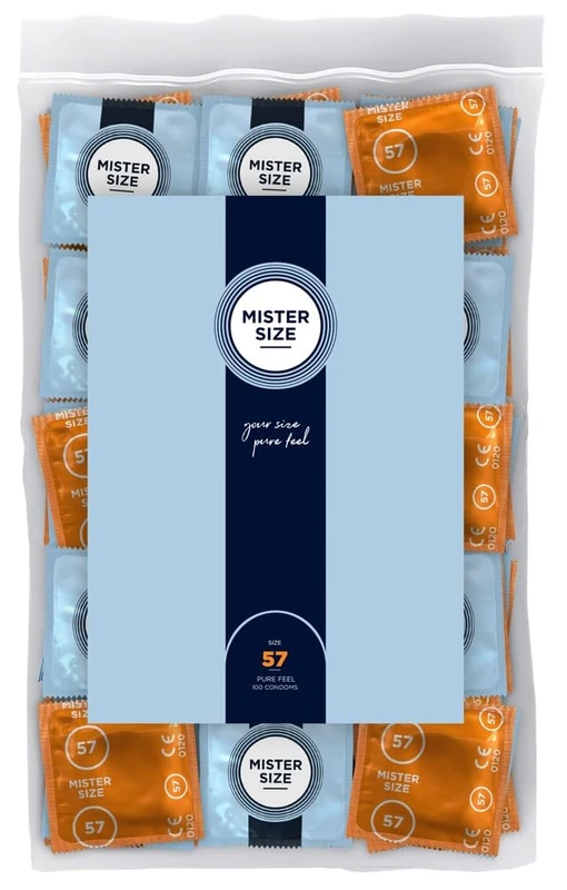 Mister Size Mister Size Condom Transparent 57 mm - Image 1