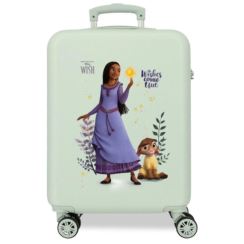 Disney Frozen & Wish Children's Suitcases and Toiletry Bags, Different Sizes, Mint, Nude, Magic, ABS, Mint, One Size, Suitcase