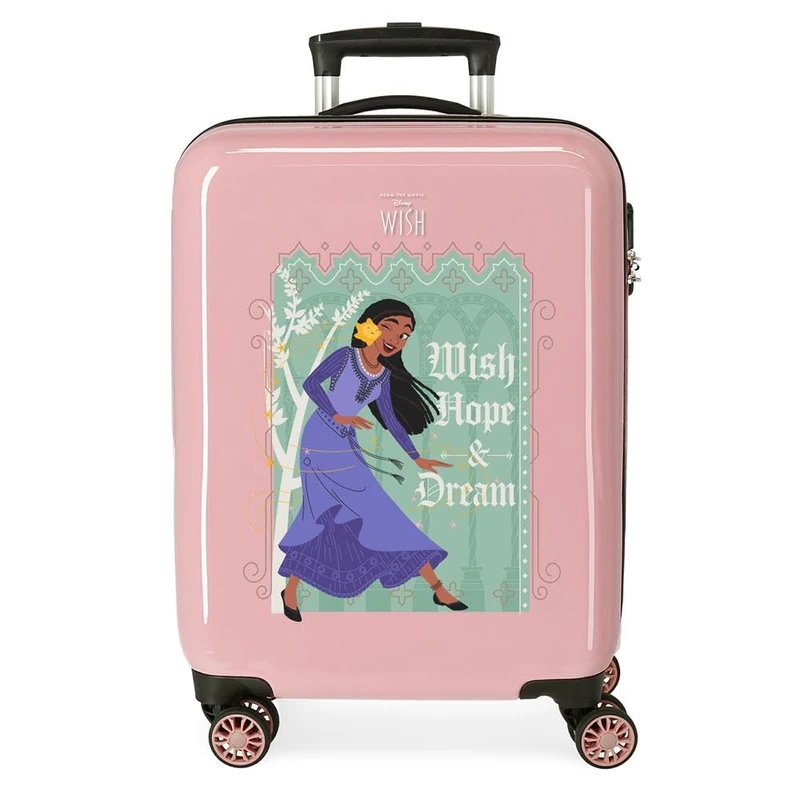 Disney Frozen & Wish Children's Suitcases and Toiletry Bags, Different Sizes, Mint, Nude, Magic, ABS, Nude, One Size, Suitcase