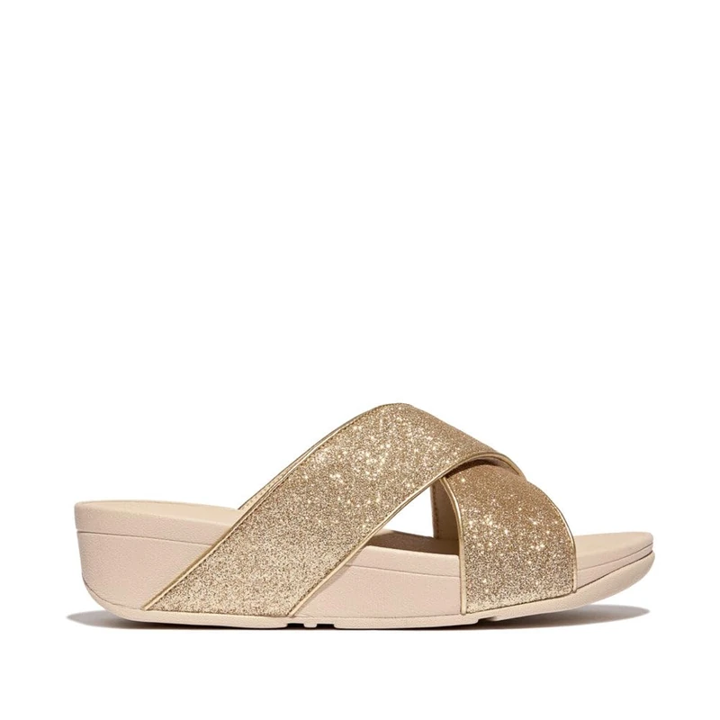 Fitflop LULU GLITTERDUST CROSS SLIDES