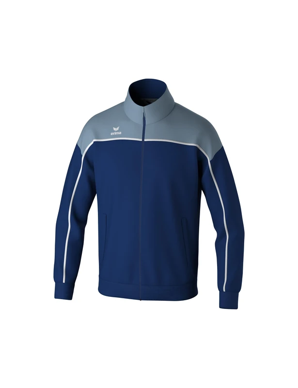 erima CHANGE by (1032430) Unisex Children's Training Jacket, new navy/faded denim/white, 164