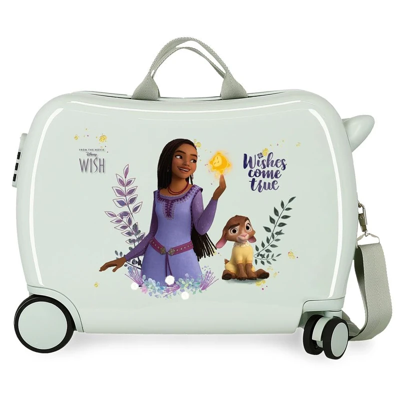 Disney Frozen & Wish Children's Suitcases and Toiletry Bags, Different Sizes, Mint, Nude, Magic, ABS, Mint, One Size, Children's Suitcase