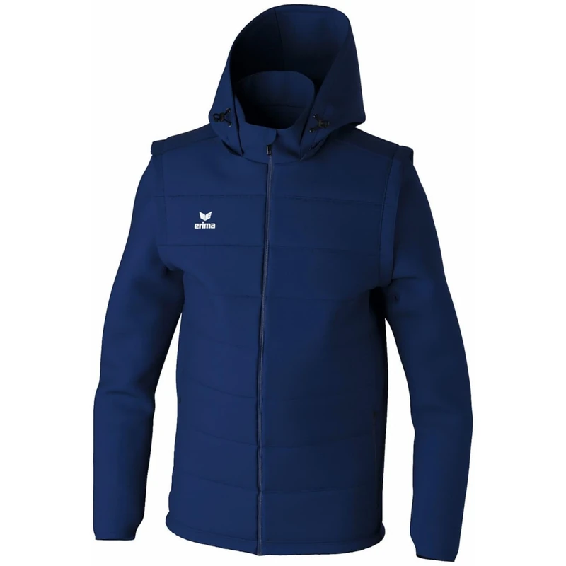 Erima Team Jacke mit Abnehmbaren Sleeves, New Navy, M