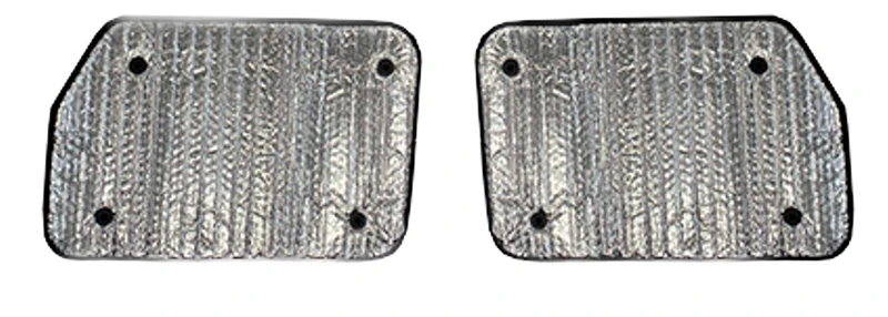 Covprotec Pair Of Rear 1/4 Thermal Blinds LWB Vans, Compatible/Replacement For Volkswagen Transporter T6.1 (2020-Date) Backing Colour In Aqua