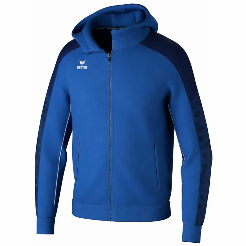 erima EVO STAR (1032402) Unisex Children's Training Jacket with Hood, new royal/new navy, 152