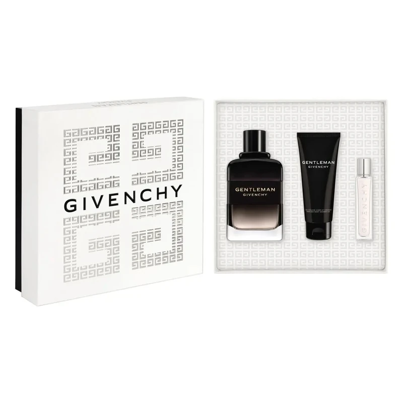 Gentleman Givenchy Boisee by Givenchy for Men - 3 Pc Gift Set 3.3oz EDP Spray, 0.42oz EDP Spray, 2.5oz Shower Gel