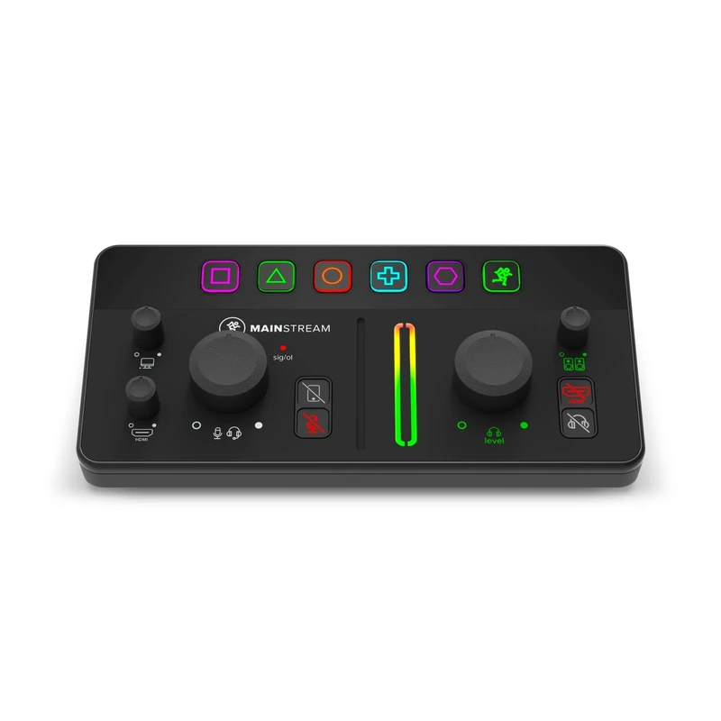 Mackie MainStream Complete Live Streaming and Video Capture Interface With Programmable Control Keys, Matrix Software, HDMI Capture and Thru, USB-C Hub, Bus Power