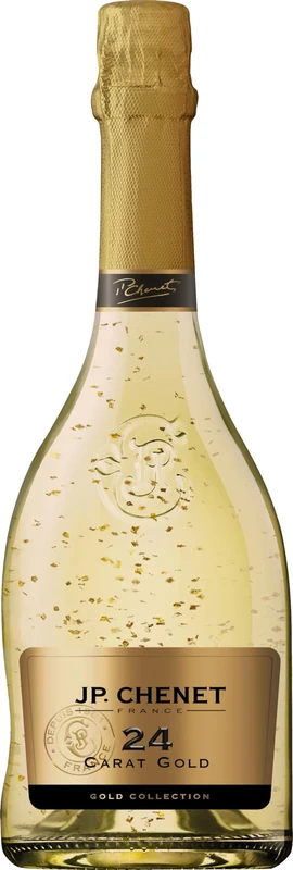 JP Chenet - Gold Collection 24 Carat, Sparkling Wine with real, fine gold flakes (1 x 0.75 L)