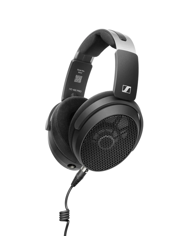Sennheiser HD 490 PRO Open-Back Dynamic Studio Headphones | Includes 1.8m Cable, Interchangeable Mixing & Producing Ear Pads (700286)