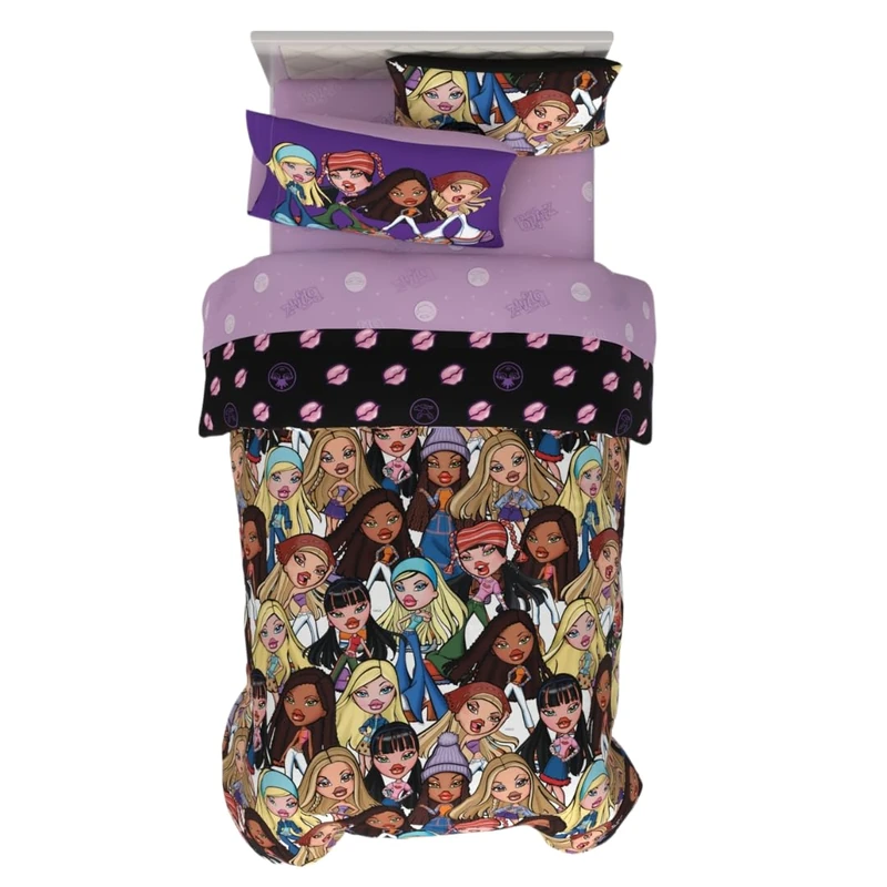 Franco Comforter and Sheet Set, Microfiber, Bratz, Twin