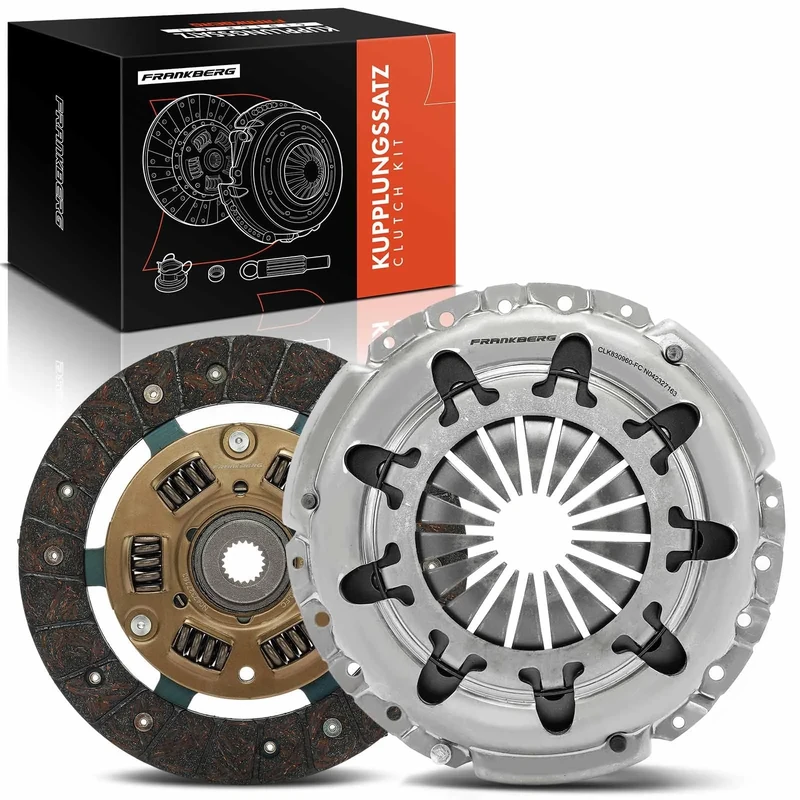 Frankberg Clutch Kit Compatible with Box/Hatchback 169 1.1L 1.2L 2004-2012 Ypsilon 843 1.2L 2003-2011 Punto Box/Hatchback 188 1.2L 2000-2009 Replace# 618309600
