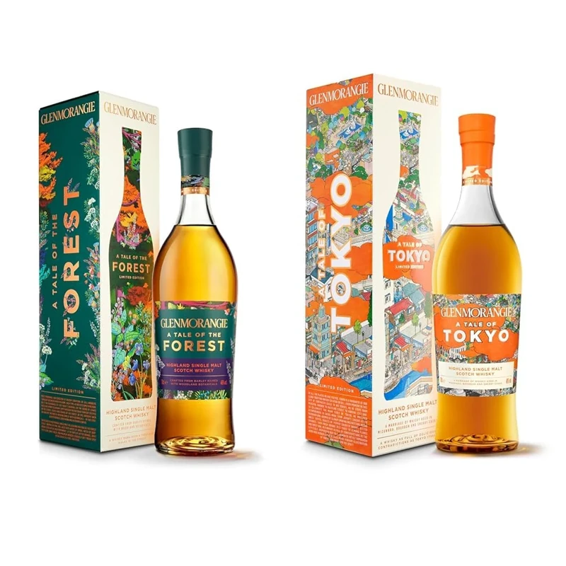 A Tale Of The Forest Limited Edition - Whisky, 70cl + A Tale Of Tokyo Limited Edition, Single Malt Scotch Whisky, 70cl with Gift Box