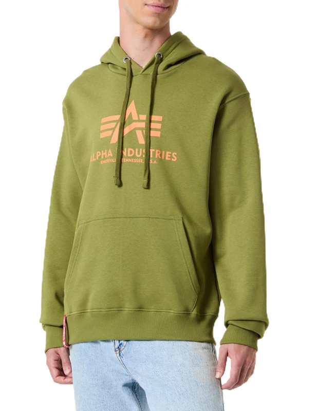 Alpha Industries Basic Hoodie for men Moss Green