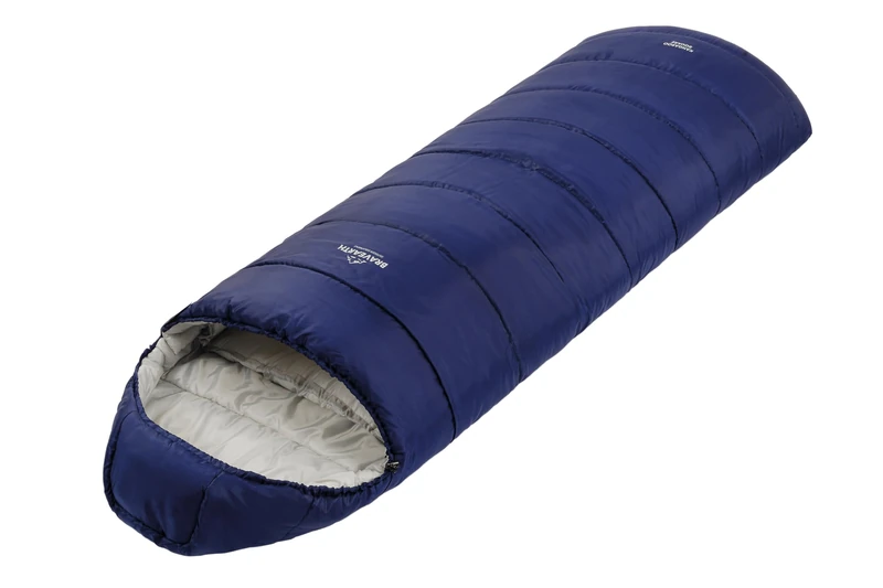 BRAVEARTH Kangaroo Square, Unisex Adult Sleeping Bag, Blue, One Size