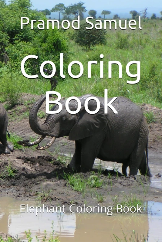 Coloring Book: Elephant Coloring Book