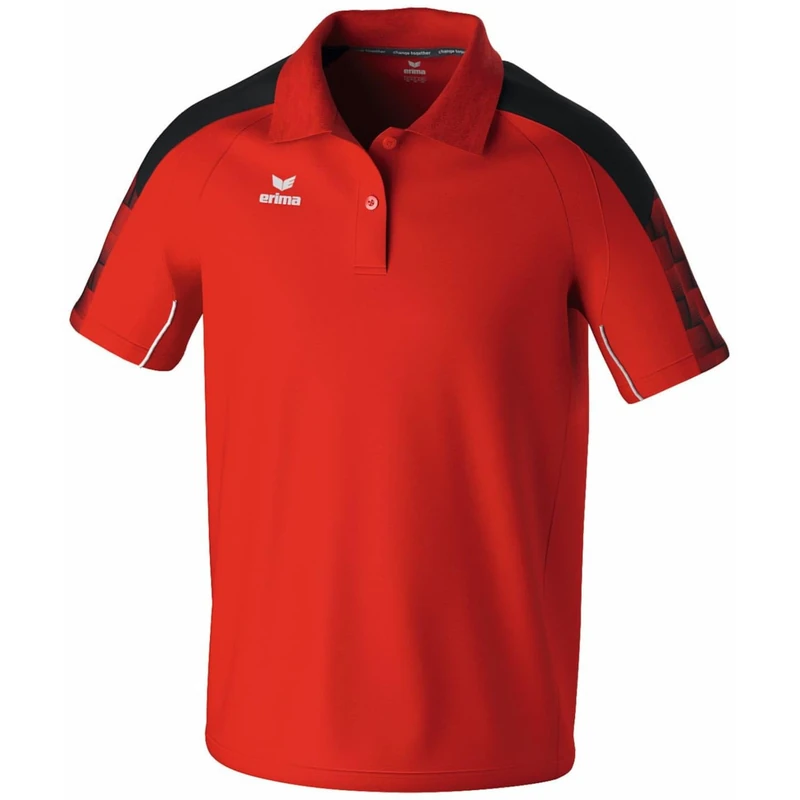 Erima Men's Evo Star Polo Shirt Red/Black