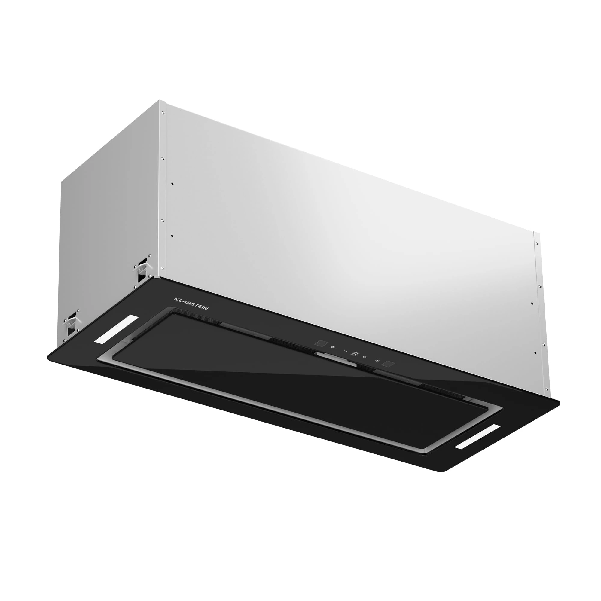 Klarstein Extractor Hood, Exhaust air/recirculation Extractor Hood, with Filter, LED Lighting&Touch Control Panel,Quiet Extractor Hood with 466 m³/h air Flow,efficient Stainless Steel Extractor Hood