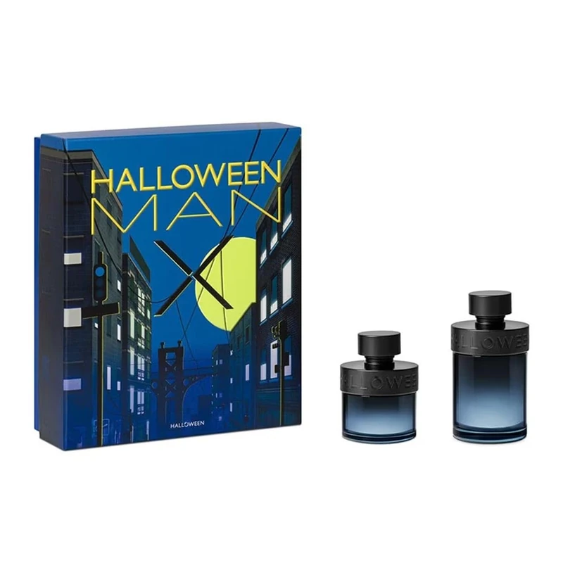 Jesus DEL Pozo FR08363 J Del Pozo Halloween Man X Xmas Set - EDT 125 ml + EDT 50 ml for Adults, Built for Everyday use, 125 ml, 50 ml, Size 125