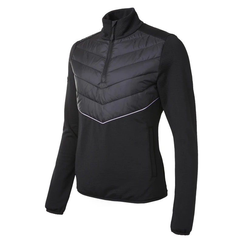 ELLESSE CAROVILI 1/2 Zip TOP Black