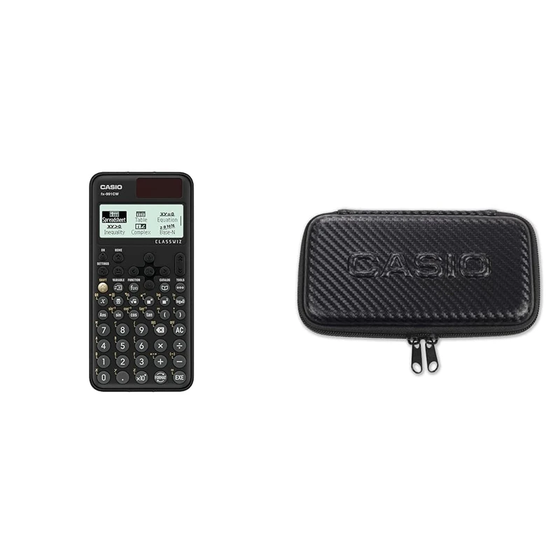 Casio FX-991CW Advanced Scientific Calculator (UK Version) + FX-CASE-CB-BK2 Protective Case for Technical Scientific Calculator Black - Image 1
