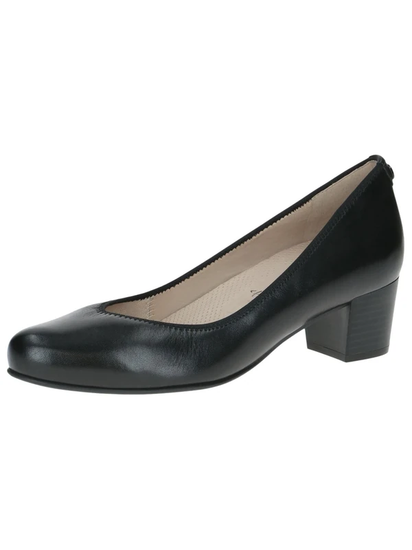 CAPRICE Pumps 9-22308-43 H-Width, Black (Black Nappa), 6 UK