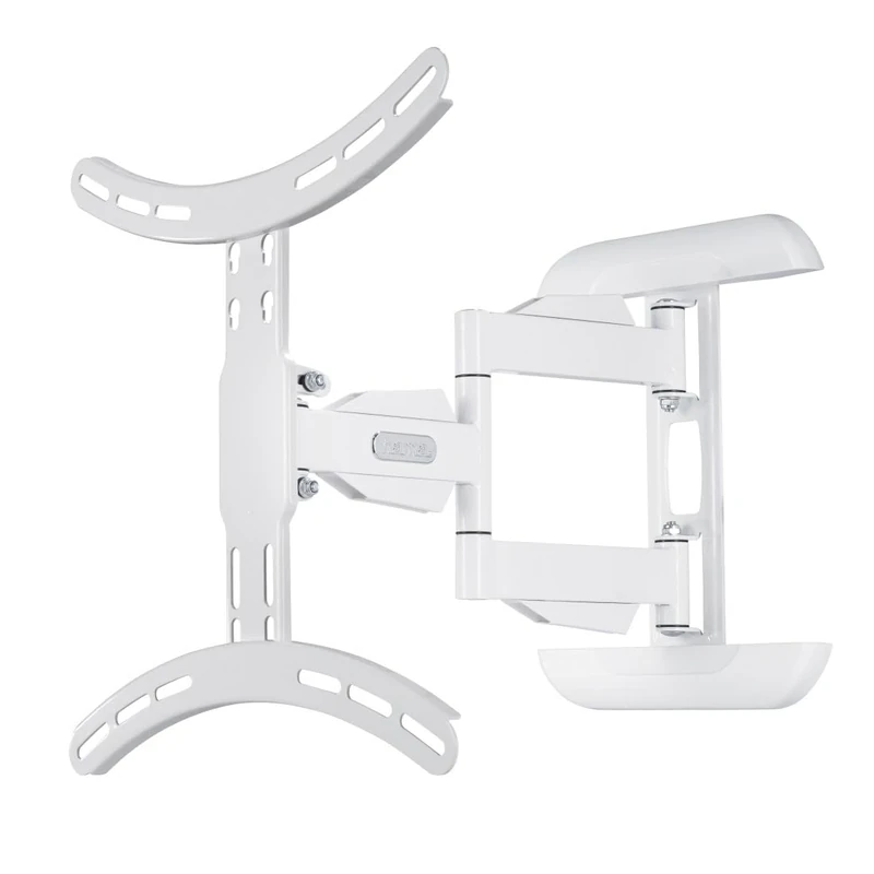 Hama Adjustable TV Wall Mount with 10 Year Guarantee (Extendable Tilting Swivel TV Mount, Maximum 35 kg for Screens 81 to 165 cm (32 Inches to 65 Inches) VESA 200 x 200 to 400 x 400 mm, Fischer Plugs