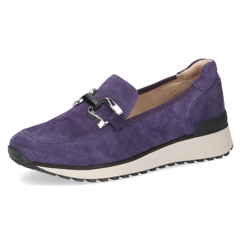 CAPRICE Women's 9-24700-43 Slippers, Purple Suede, 8.5 UK