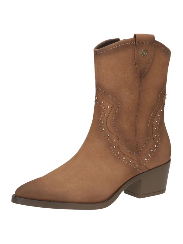 CAPRICE Women's Boot Flat 9-25315-43 Ankle Boots, Camel nubuck, 8 UK