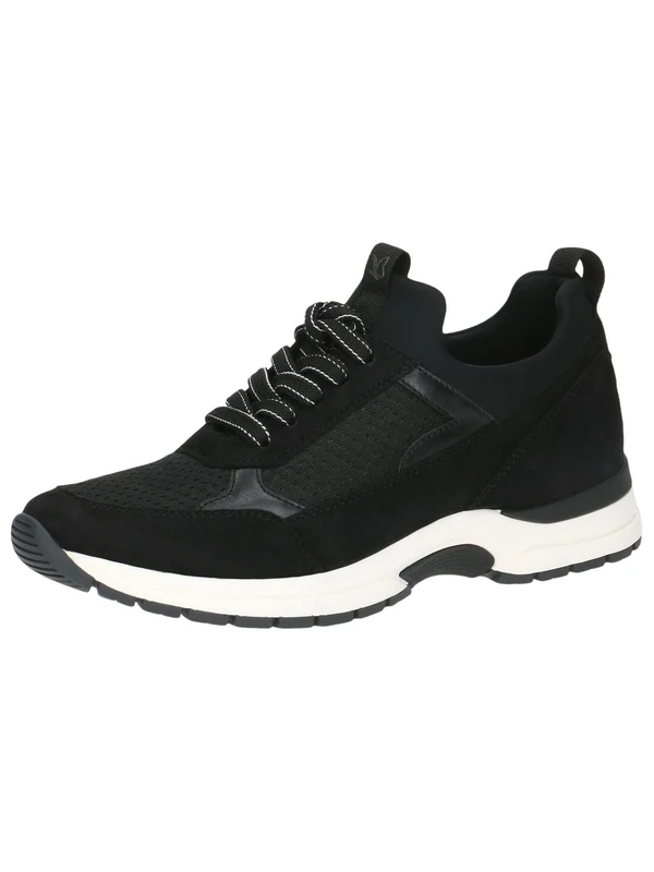 CAPRICE Women's Flat Sneakers with Laces Low Top, Black (Black Comb), 6 UK - Image 1