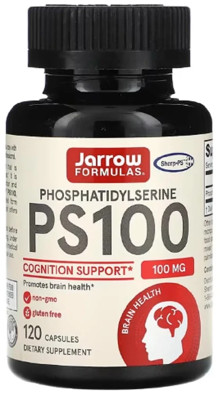 Jarrow Formulas - PS 100 | Phosphatidylserine for Mental Performance and Memory - 120 Capsules
