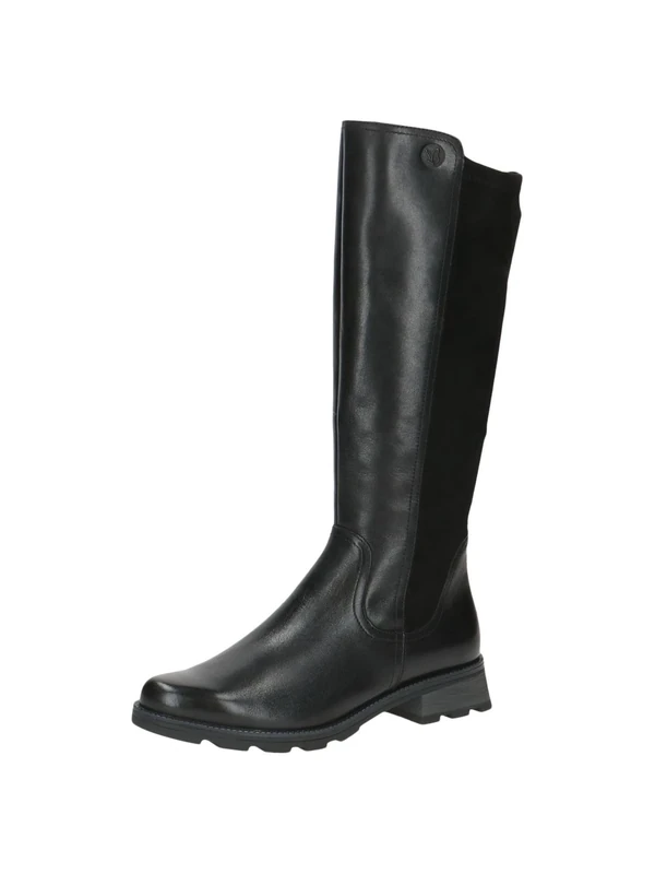 CAPRICE Women's Long Boot Flat 9-25601-43 Knee High Boots, Black (Black Comb), 6 UK