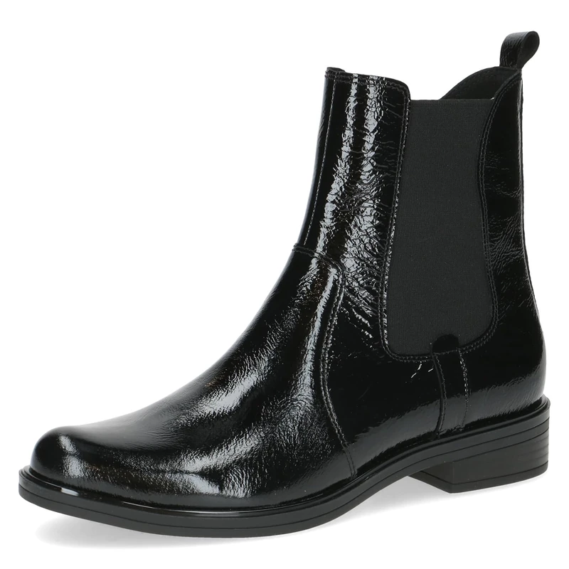 CAPRICE Ankle Boots 9-25304-41 G Width, Black Str, 4.5 UK