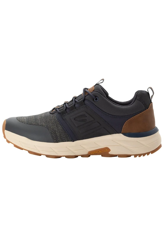 camel active Men's 54cc004 Sneaker, Navy Brown, 7.5 UK