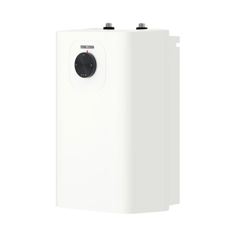 STIEBEL ELTRON Small vented Electric Water Heater SNU 5 Plus (GB), Water Heater Under Sink 5 l, Anti-drip Function, thermostop Function, Very Compact, 2 kW, White, 204971