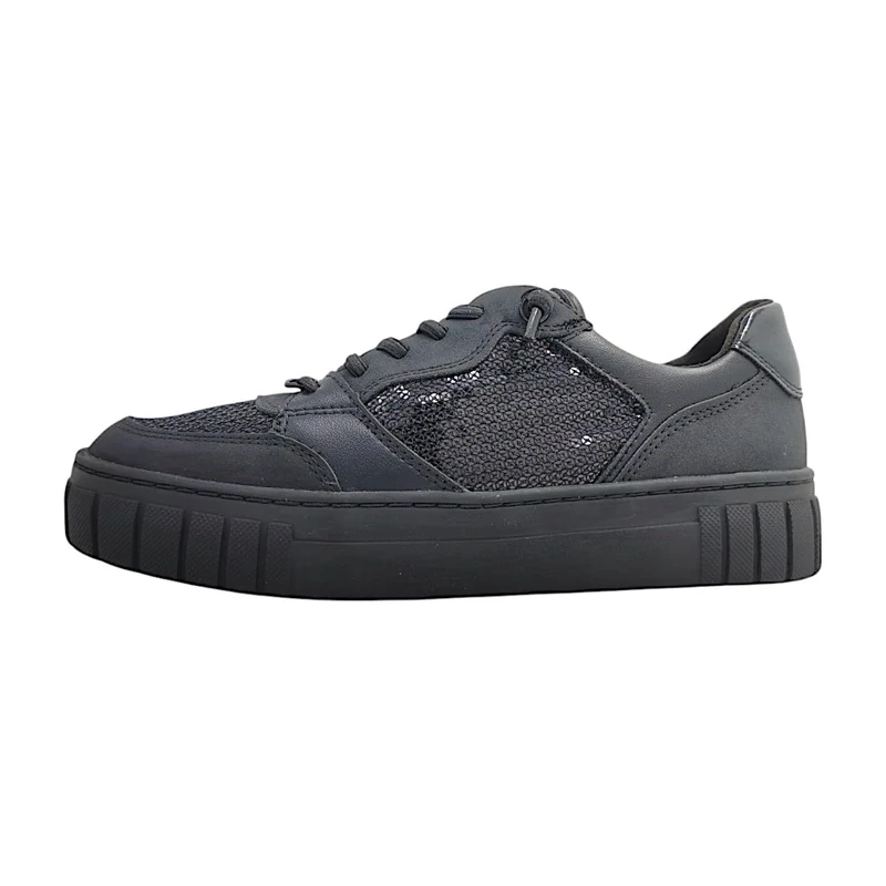 MARCO TOZZI Women's Platform Trainers with Laces Leisure, Black (Black Comb), 7 UK