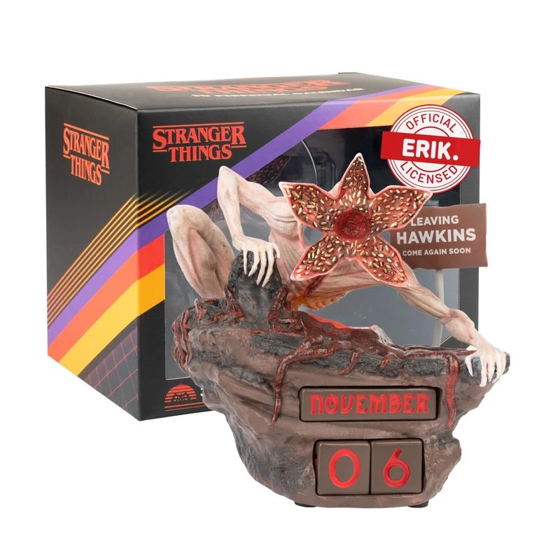 Grupo Erik Perpetual Calendar - Stranger Things Merchandise | Desk Calendar, Home Office Desk Accessories, Home Decor Accessories | Stranger Things Gifts