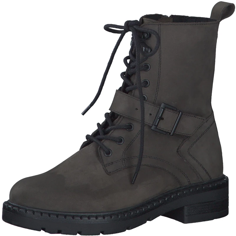 MARCO TOZZI Women's Laced Bootie 2-25234-43 Half Length Boots, Anthracite N C, 5 UK