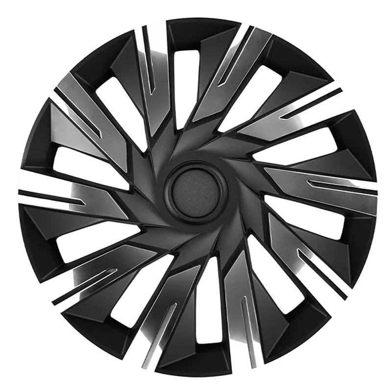 J-Tec Set wheel covers Tecna 14-inch chrome/black