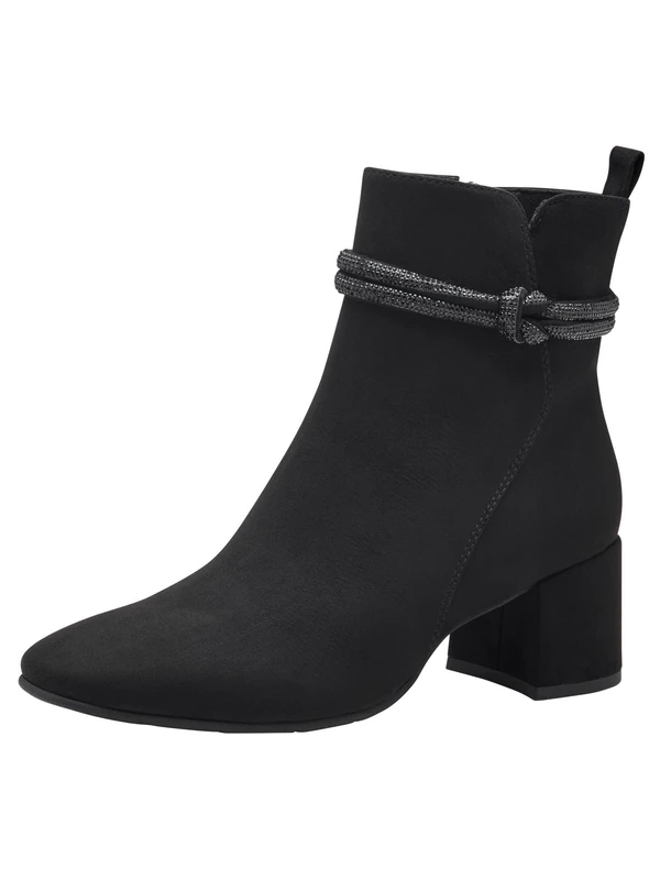 MARCO TOZZI Women's Bootie Zip + Slip 2-25389-43 Ankle Boots, black, 6 UK