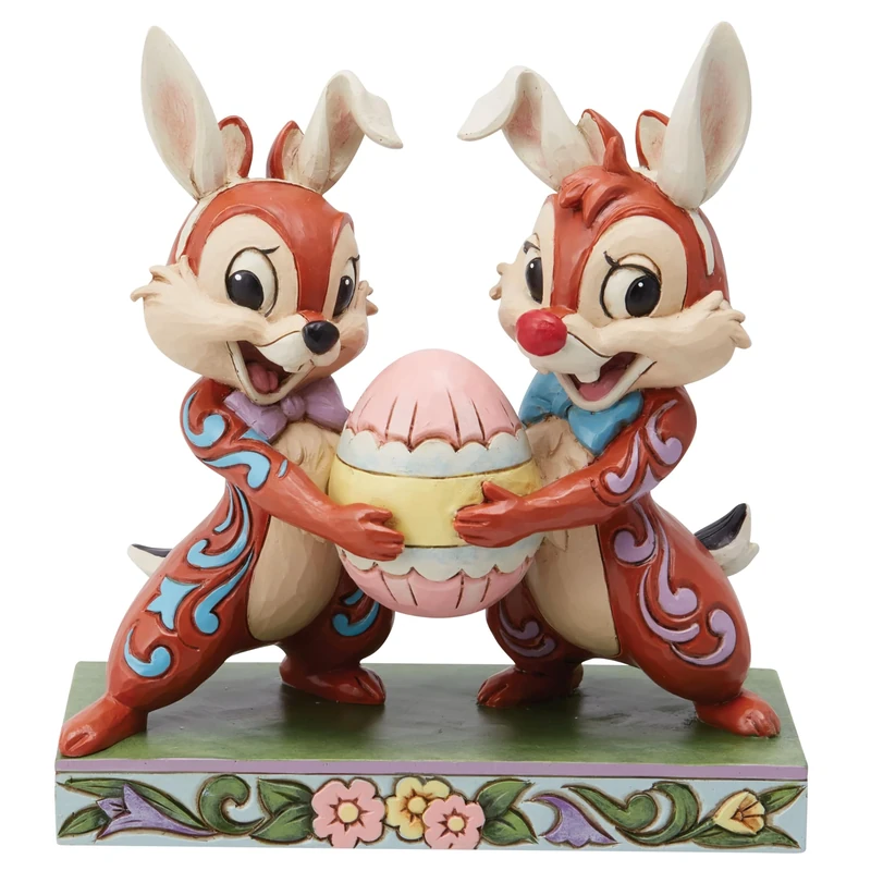 Enesco Jim Shore Chip 'n Dale Easter Figurine