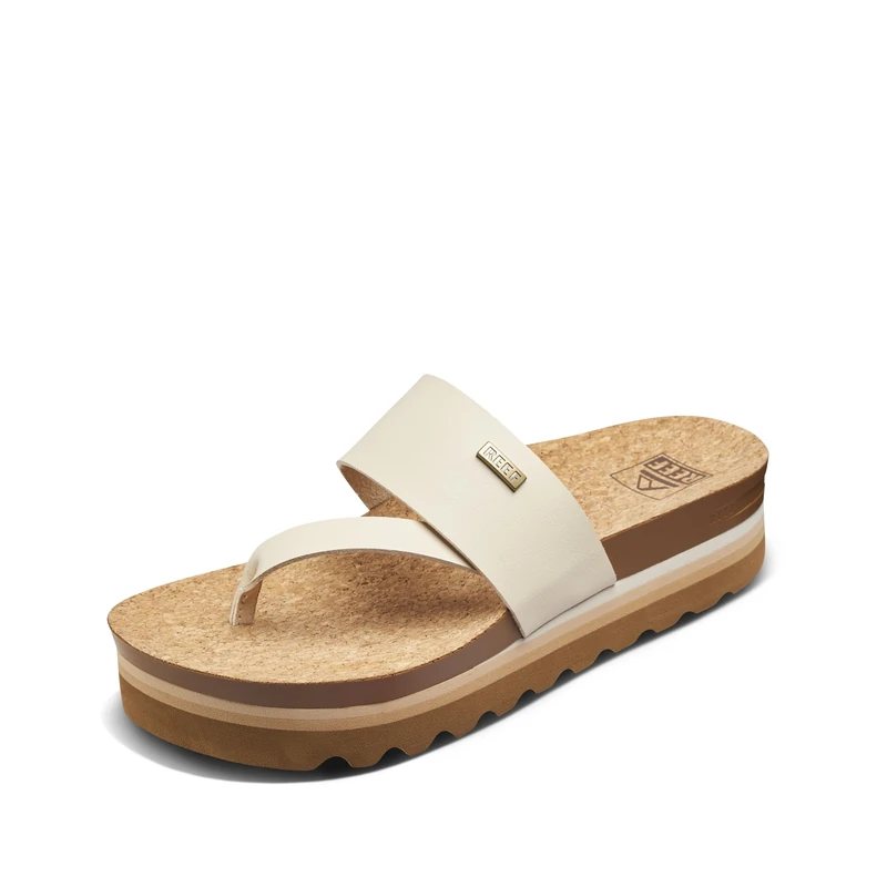 Reef WOMENS SANDALS, CUSHION SOL HI, VINTAGE/TAN, 5 UK