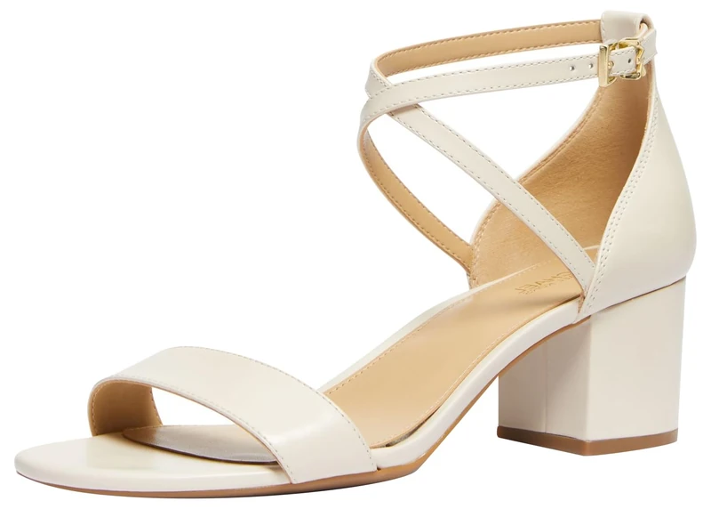 Michael Kors 40F2SEMA1L-289 SERENA FLEX SANDAL Women LT CREAM UK 5