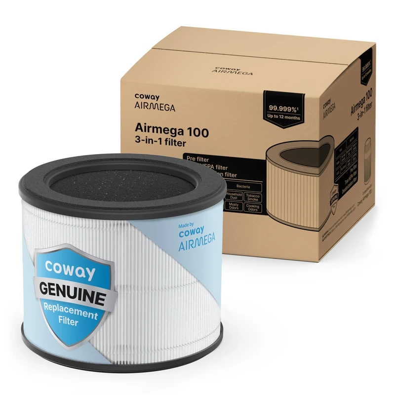 Coway Airmega 100 Air Purifier Replacement Filter Set, True HEPA and Deodorization Filte - Image 1