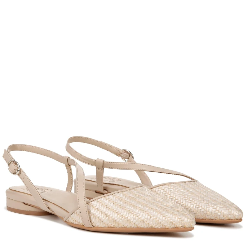 Naturalizer Women's HAWAII2 Slingback Flats Medium Fit UK 6.5