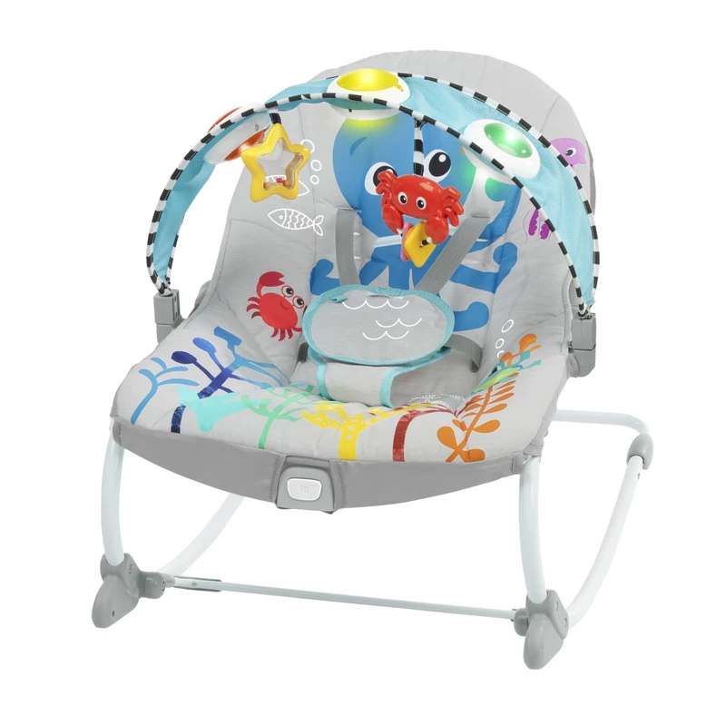 Baby Einstein Ocean Explorers Kick to It Opus Musical Infant to Toddler Rocker Swing Chair 0-30 Months