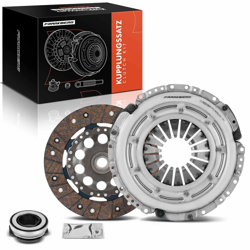 Frankberg Clutch Kit Flywheel and Disc Compatible with Transporter/ca.ravelle VI Bus SGB SGJ SHB SHJ Multiva.n VI SGF SGM SGN SHM SHN Multiva.n V 7EF 7EM 7EN 7HF 7HM 7HN Replace# 03G141015F