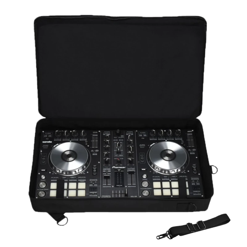 Growalleter DJ Controller Bag for DDJ SR2/SR/DDJ 202/S4 Mk3/DDJ-REV1/Mixtrack Platinum FX/Hercules Inpulse 500 with Shoulder Strap, Compatible with 22.44 * 13.7 * 3.15 inch DJ Controller