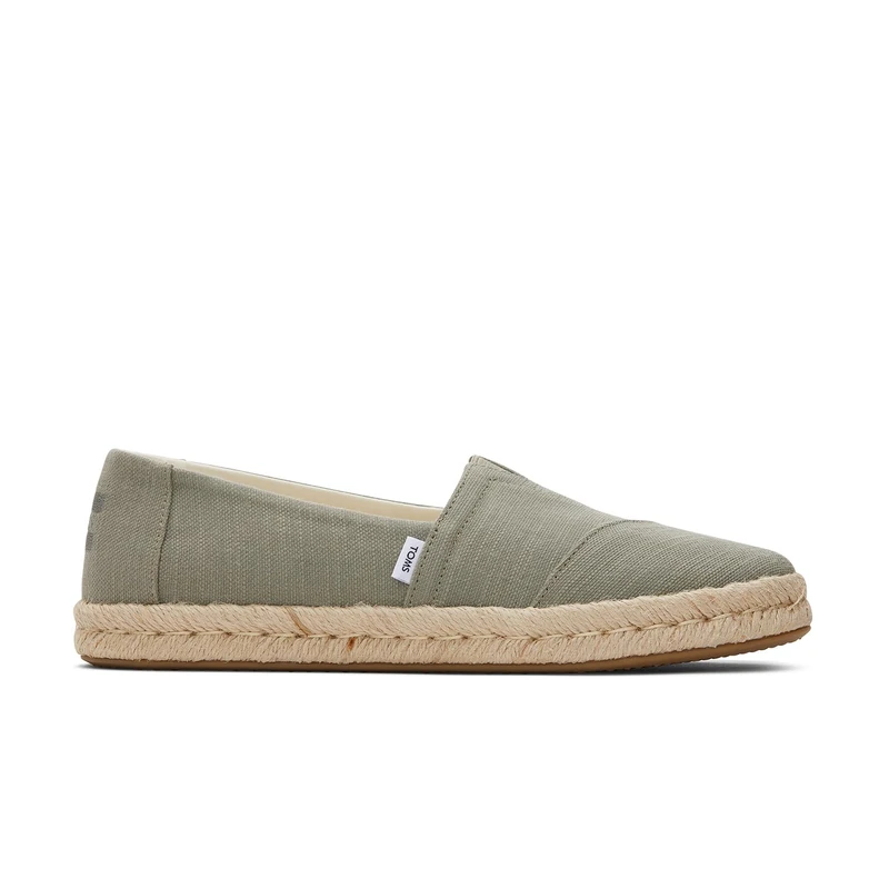 Toms Women's Espadrille Rope 2.0_vetiver Grey Sneaker, 7 UK